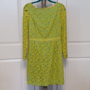 Lace long sleeve dress